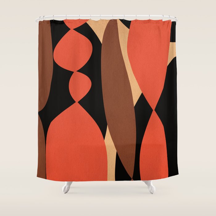 Modern shapes composition N03 Shower Curtain Gallery Image 1