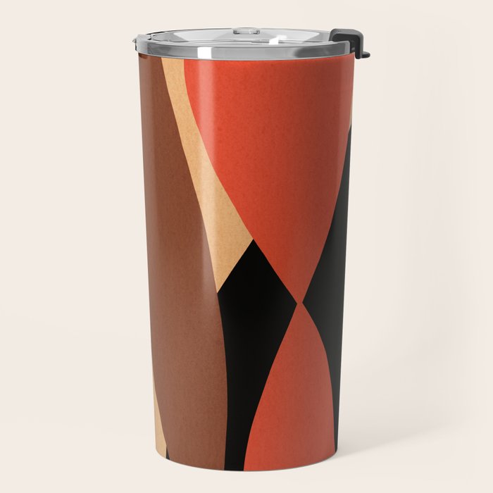 Modern shapes composition N03 Travel Mug Gallery Image 2