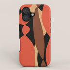 Modern shapes composition N03 iPhone Case Gallery Image 1