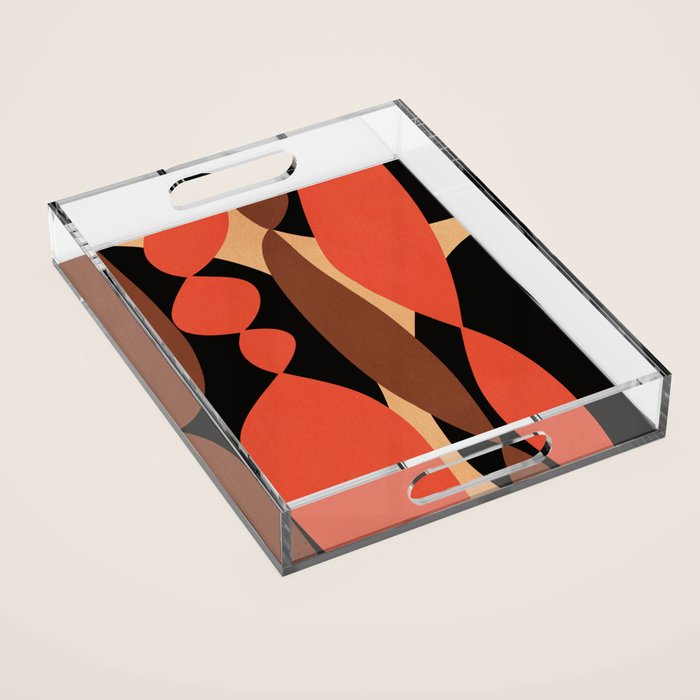 Modern shapes composition N03 Acrylic Tray Gallery Image 1