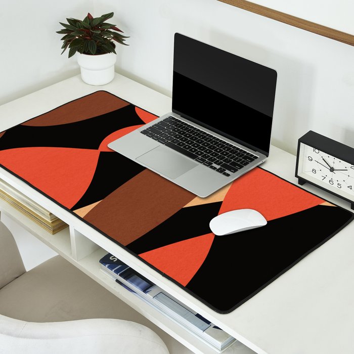Modern shapes composition N03 Desk Mat Gallery Image 2