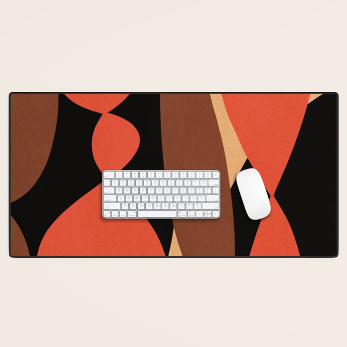 Modern shapes composition N03 Desk Mat Gallery Image 1