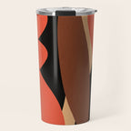 Modern shapes composition N03 Travel Mug Gallery Image 1