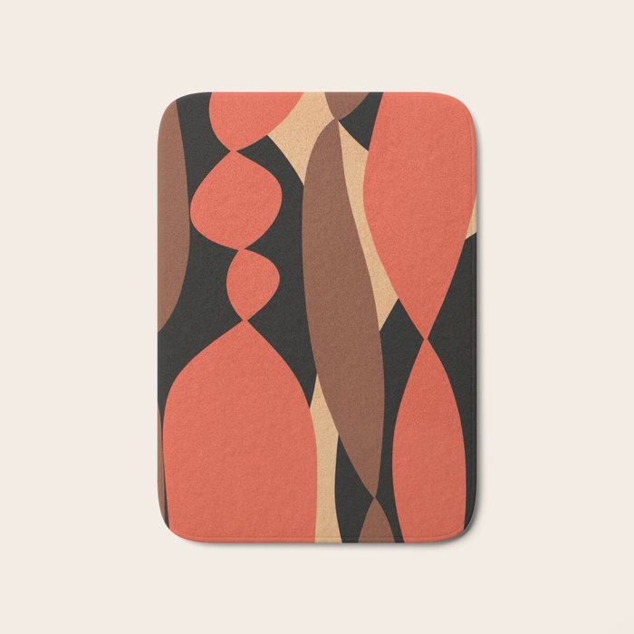 Modern shapes composition N03 Bath Mat Gallery Image 1