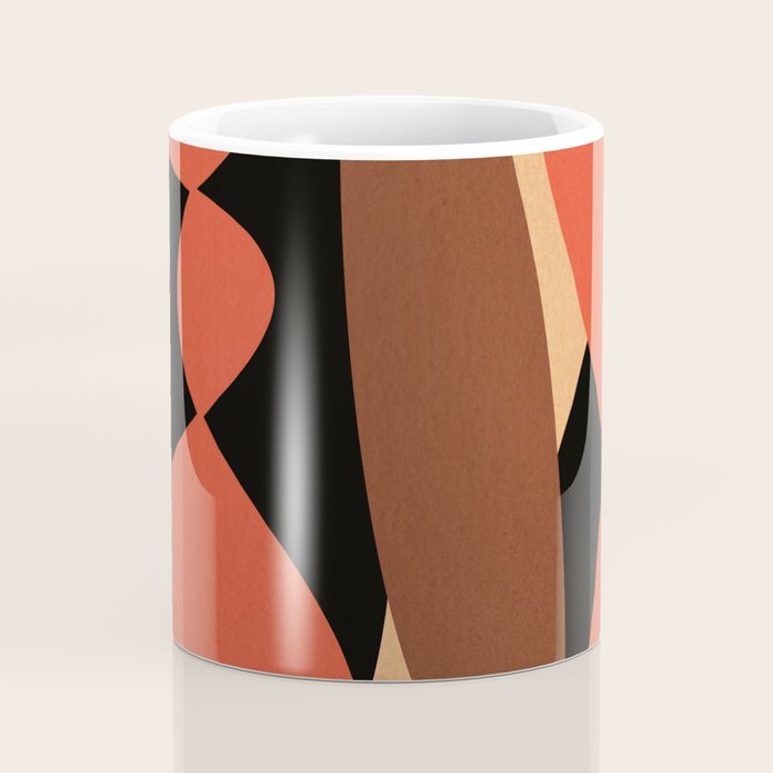 Modern shapes composition N03 Coffee Mug Gallery Image 4