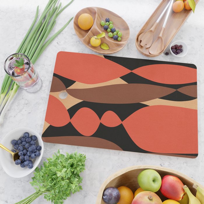 Modern shapes composition N03 Cutting Board Gallery Image 2