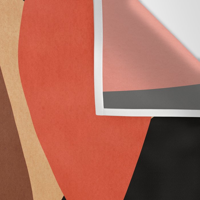 Modern shapes composition N03 Wall Tapestry Gallery Image 3