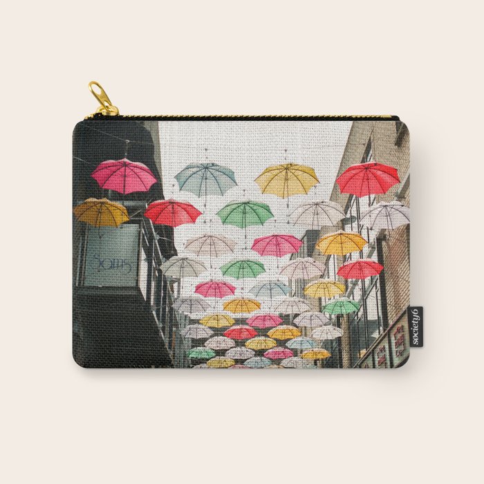 Ireland Dublin | Colorful street photography | Umbrella's Carry All Pouch Gallery Image 1