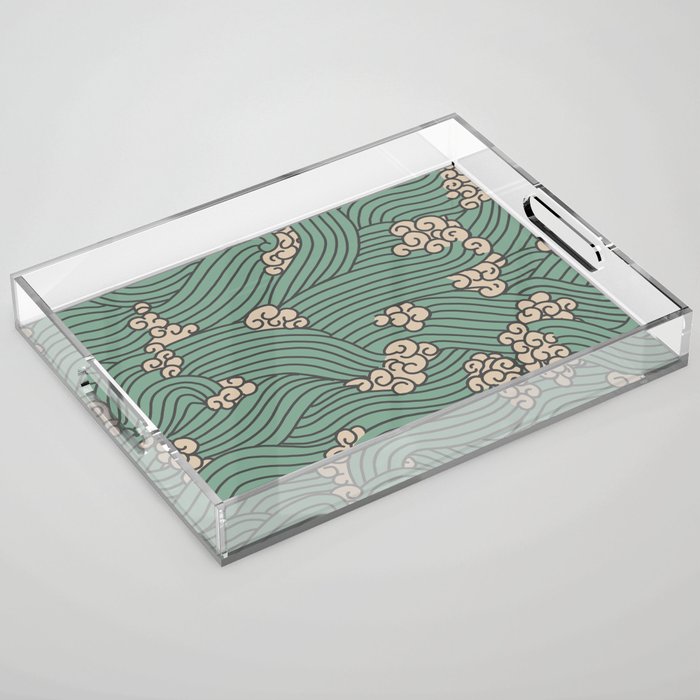 BENGAL KUMA WAVE Acrylic Tray Gallery Image 1