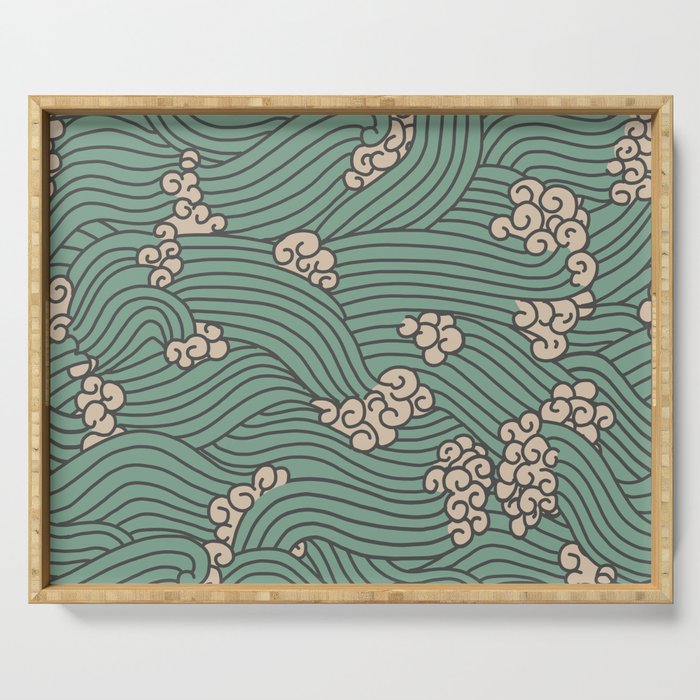 BENGAL KUMA WAVE Serving Tray Gallery Image 1