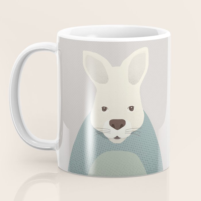 Whimsy Kangaroo, Animal Portrait Coffee Mug Gallery Image 3