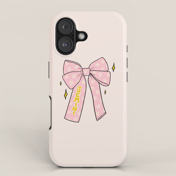 Gemini Bow iPhone Case Gallery Image 1