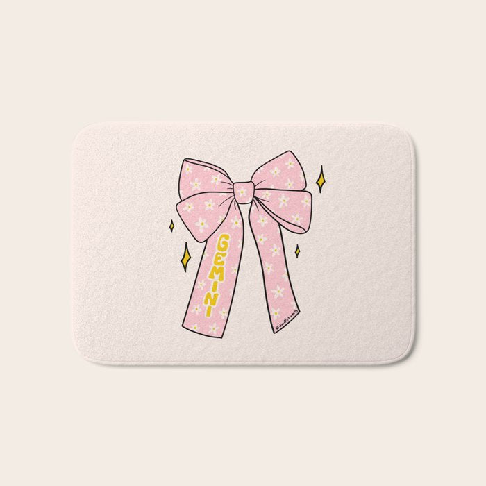 Gemini Bow Bath Mat Gallery Image 1