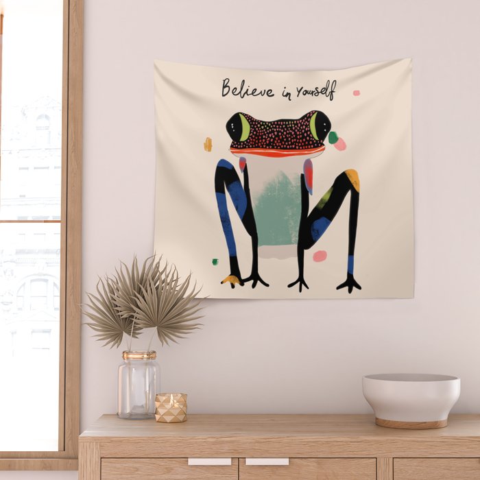 Believe and Leap Wall Tapestry Gallery Image 2