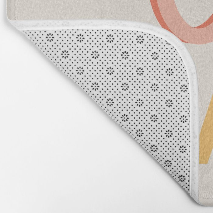 Retro C'est La Vie Bath Mat Gallery Image 2