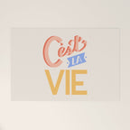 Retro C'est La Vie Welcome Mat Gallery Image 1