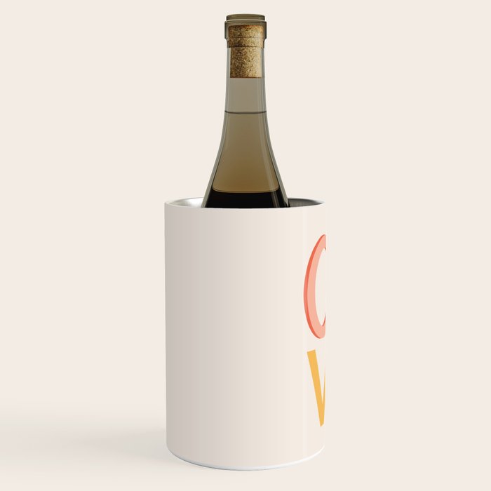 Retro C'est La Vie Wine Chiller Gallery Image 2