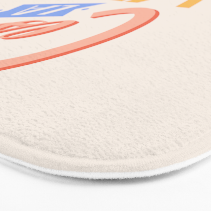 Retro C'est La Vie Bath Mat Gallery Image 3