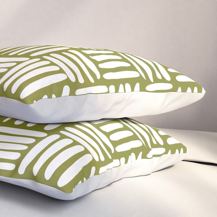 Boho (matcha green) Pillow Sham Gallery Image 3