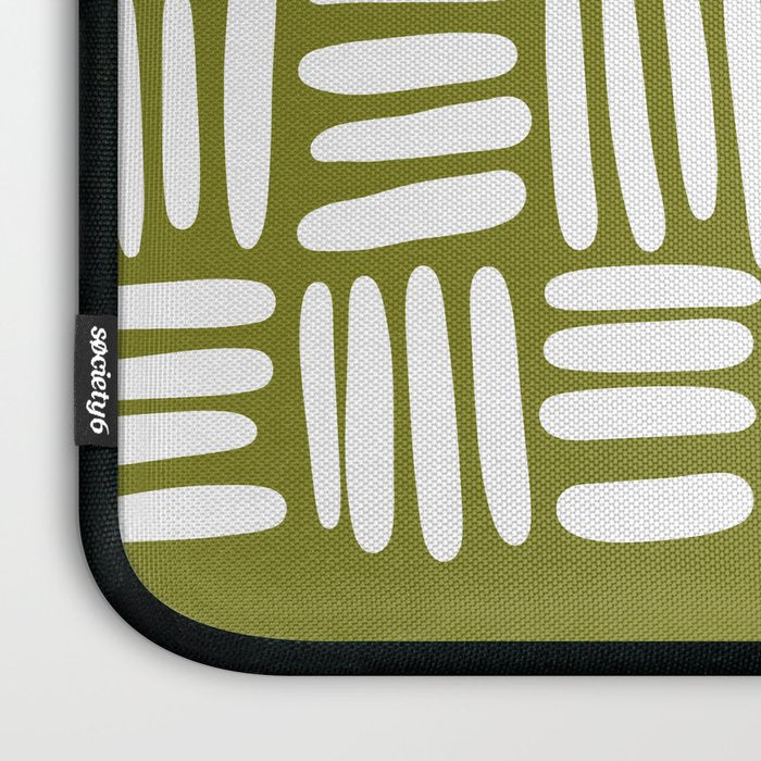 Boho (matcha green) Laptop Sleeve Gallery Image 3