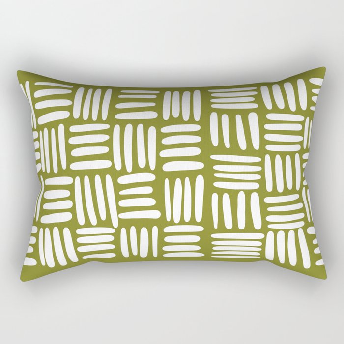 Boho (matcha green) Rectangular Pillow Gallery Image 1
