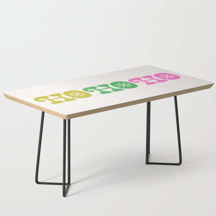 Ho Ho Ho - Pink and Green Coffee Table Gallery Image 1