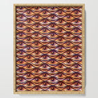 Hypnotized - vintage gold Serving Tray Gallery Image 1