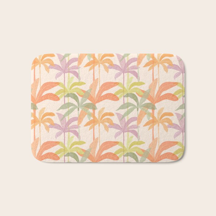 Palm Grove Repeat Pattern Bath Mat Gallery Image 1