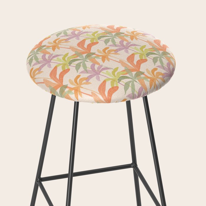 Palm Grove Repeat Pattern Stool Gallery Image 2
