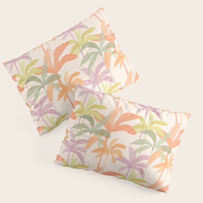 Palm Grove Repeat Pattern Pillow Sham Gallery Image 1