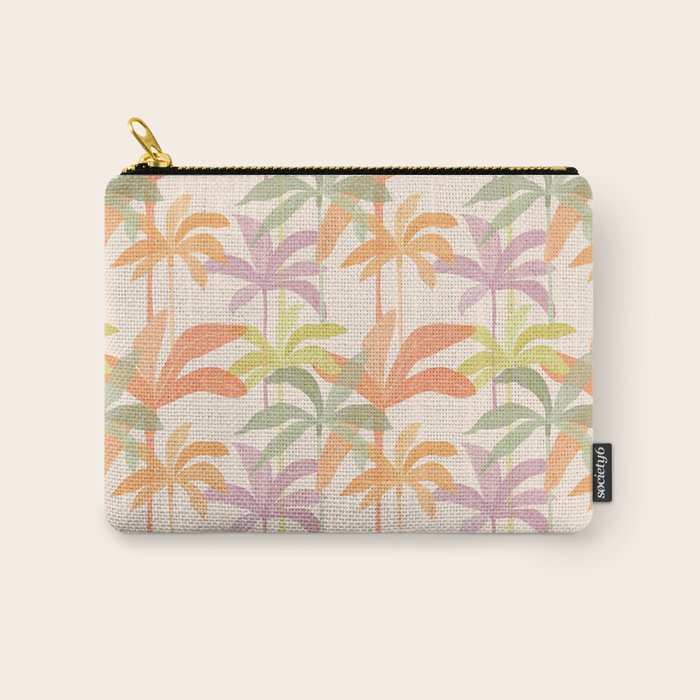 Palm Grove Repeat Pattern Carry All Pouch Gallery Image 1