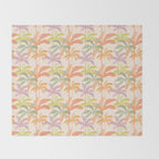 Palm Grove Repeat Pattern Throw Blanket Gallery Image 2