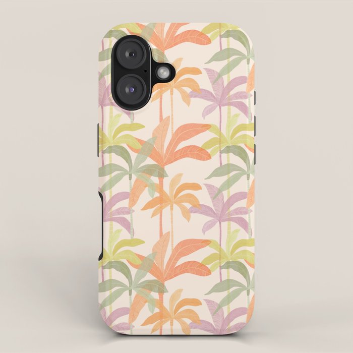 Palm Grove Repeat Pattern iPhone Case Gallery Image 1