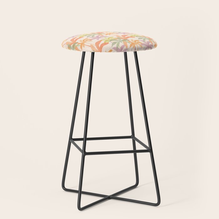 Palm Grove Repeat Pattern Stool Gallery Image 1