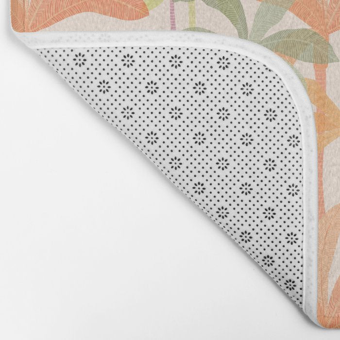 Palm Grove Repeat Pattern Bath Mat Gallery Image 2