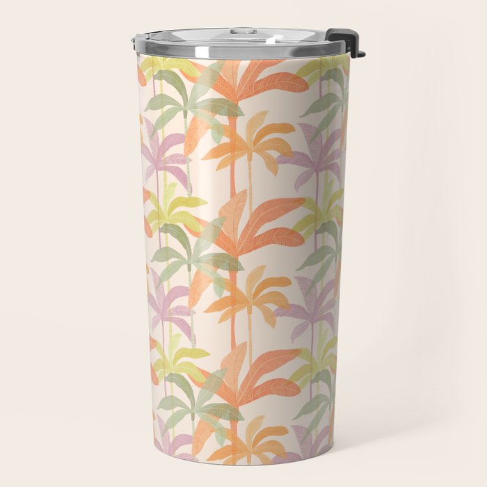 Palm Grove Repeat Pattern Travel Mug Gallery Image 2