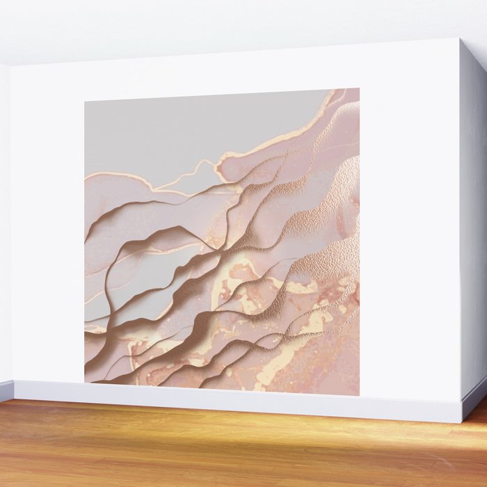 Rose Gold Sands Wall Mural Gallery Image 2