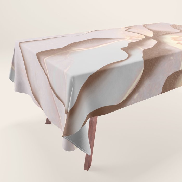 Rose Gold Sands Tablecloth Gallery Image 1