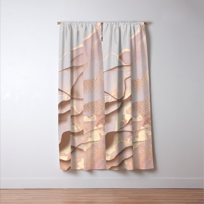 Rose Gold Sands Window Curtain Gallery Image 3