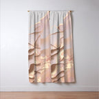 Rose Gold Sands Window Curtain Gallery Image 3