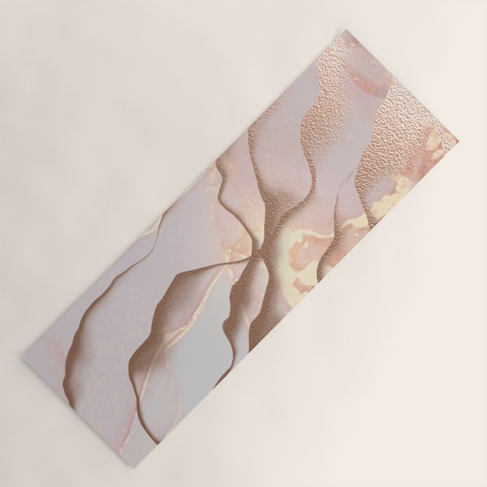 Rose Gold Sands Yoga Mat Gallery Image 1