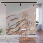 Rose Gold Sands Wall Mural Gallery Image 1