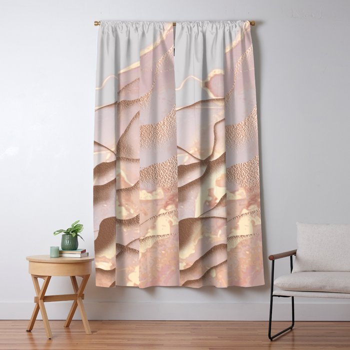 Rose Gold Sands Window Curtain Gallery Image 5