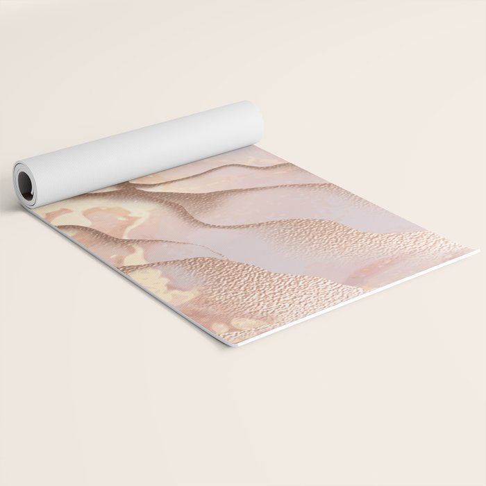 Rose Gold Sands Yoga Mat Gallery Image 2