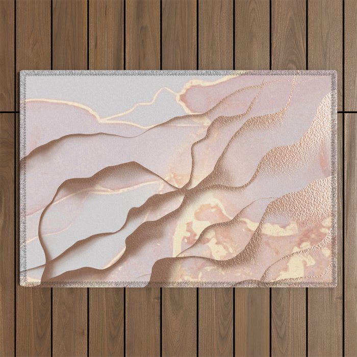 Rose Gold Sands Outdoor Rug Gallery Image 1