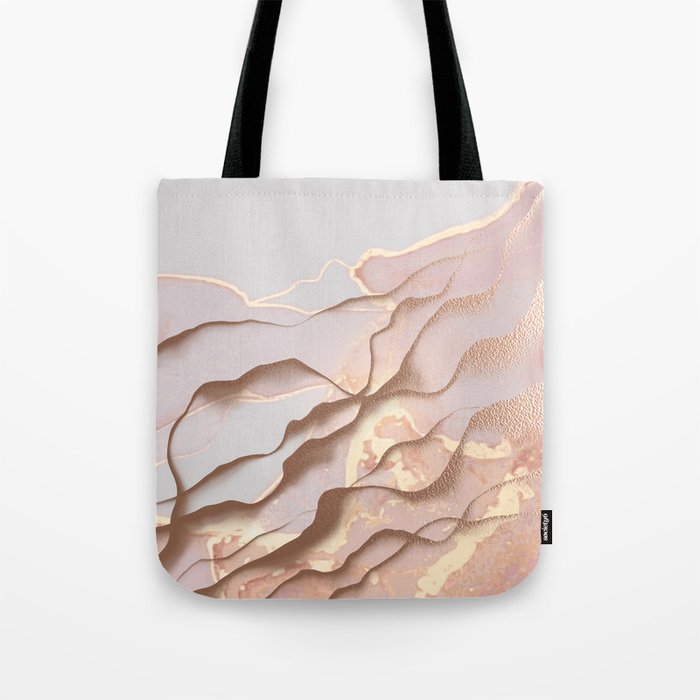 Rose Gold Sands Tote Bag Gallery Image 1
