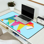 Fractal Bear - neon colorways Desk Mat Gallery Image 2