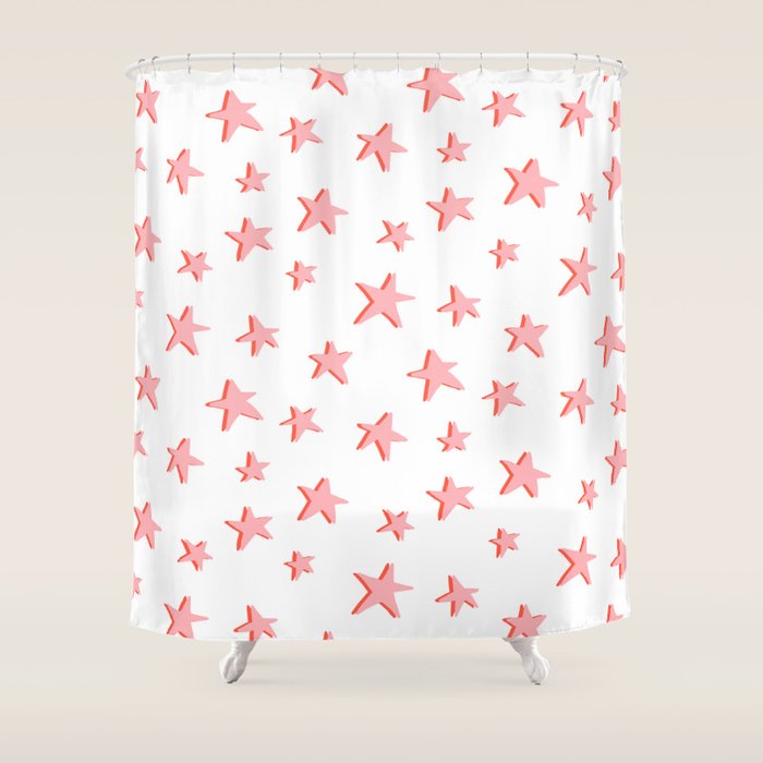 Stars Double Shower Curtain Gallery Image 1