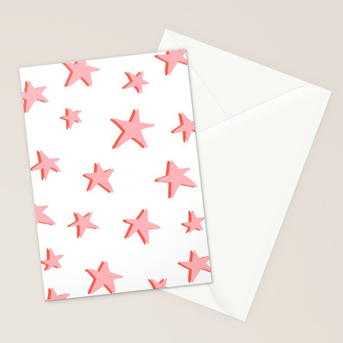 Stars Double Stationery Card Gallery Image 2