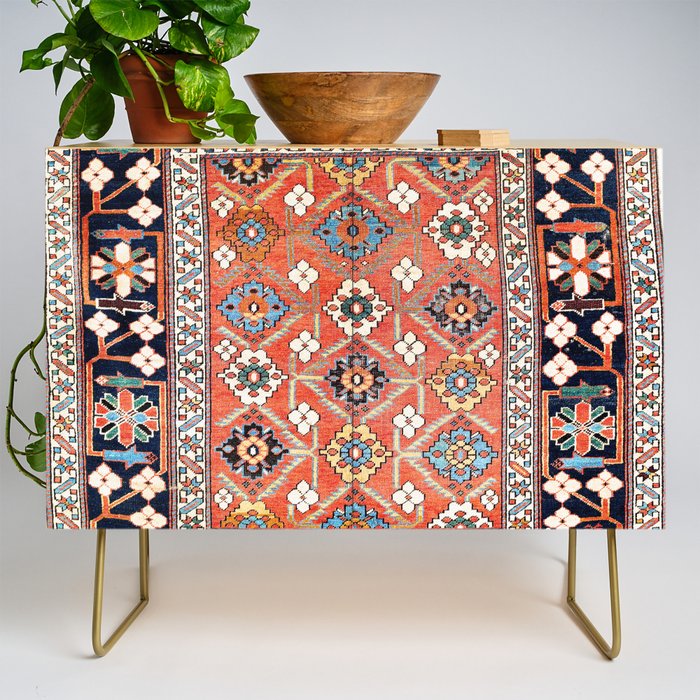 Shirvan East Caucasus Rug Print Credenza Gallery Image 1